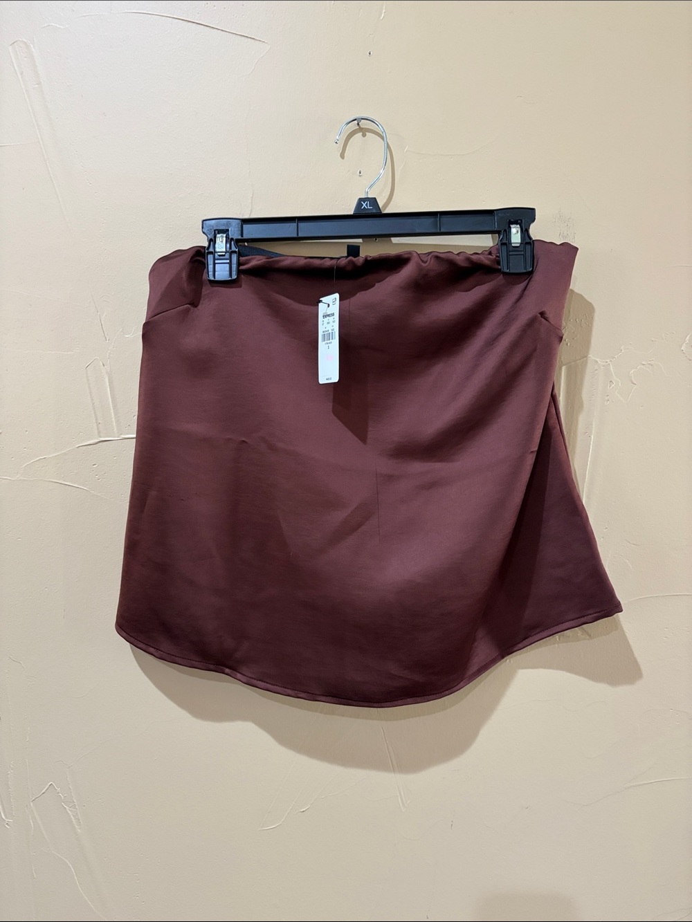 NWT Express Mini Skirt in Deep Wine
